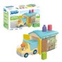 Playmobil Junior camion cu garaj de sortare